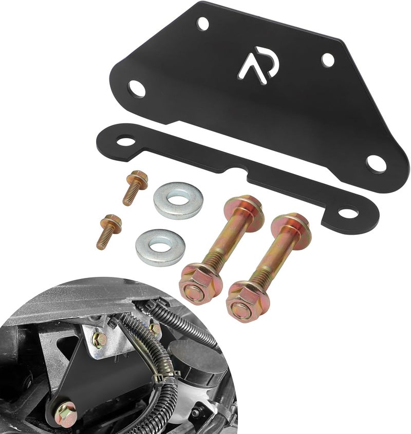 WIKIBB Front Shock Mount Braces Plate Kit For Kawasaki KRX 1000 Front Shock Mount Braces with 2PCS Shock Reinforcement Brackets,2PCS Grade 10.9 Shock Bolts Nuts - Image 1